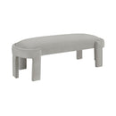 Flux Taupe Bench - Ornate Home