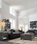 Emilia Black Leather 3pc Modular Sectional Sofa - Ornate Home