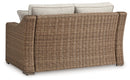 Beachcroft Beige Loveseat w/Cushion - Ornate Home