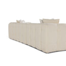 Brooklyn Ivory Boucle LAF Chaise Sectional - Ornate Home
