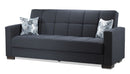 Capella Denim Dark Blue Sofa Bed - Ornate Home