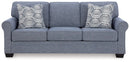 Carissa Manor Denim Queen Sofa Sleeper - Ornate Home