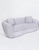 Carmel Silver Bouclé Living Room Set / 2pc - Ornate Home