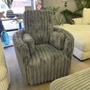 Cordoba Pewter Swivel Manual Recliner - Ornate Home
