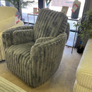 Cordoba Pewter Swivel Manual Recliner - Ornate Home