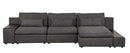 Divani Casa Paseo Charcoal Modular Sectional Sofa w/ Console  Create your own Style - Ornate Home