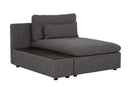 Divani Casa Paseo Charcoal Modular Sectional Sofa w/ Console  Create your own Style - Ornate Home
