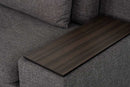 Divani Casa Paseo Charcoal Modular Sectional Sofa w/ Console  Create your own Style - Ornate Home