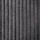 Hilde Gray Jumbo Corduroy Chaise w/2 Pillows - Ornate Home