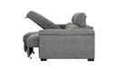 Lucious Gray Double Slider Power Sectional Sofa w/ Storage LAF Chaise - Ornate Home