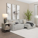 Slide Taupe Power Sofa Sleeper - Ornate Home