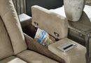Next-Gen DuraPella Sand Power Reclining Sofa and Loveseat - Ornate Home
