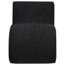 Ronea Boucle Armless Curved Accent Chair - Ornate Home