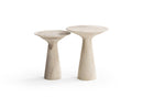 Salton Travertine Nesting Occasional Table (Set of 2) - Ornate Home