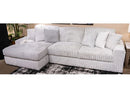 Stupendous Alloy Corduroy 2-Piece LAF Chaise Sectional - Ornate Home