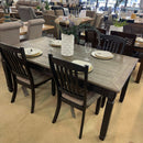 Tyler Creek Black & Gray Dining Room Set / 5pc - Ornate Home