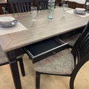 Tyler Creek Black & Gray Dining Room Set / 5pc - Ornate Home