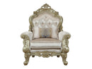 Gorsedd - Cream & Antique White - Armchair - Ornate Home