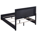 Marceline Black Eastern King Bed 4 Pc Set