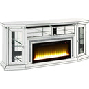 Noralie 67" TV Stand w/ Electric Fireplace - Ornate Home