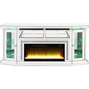 Noralie 67" TV Stand w/ Electric Fireplace - Ornate Home