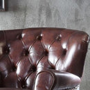 Brancaster Vintage Brown Accent Chair