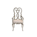 Esteban - Ivory Velvet & Antique Champagne - Dining Chair (Set of 2) - Ornate Home