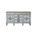 Varian Mirrored & Antique Platinum Server/Sideboard 68"