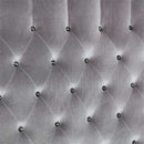 Rebekah - Gray Velvet - Upholstered Bed - Ornate Home