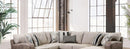 Ashenweald - Light Brown -  L Shape Sectional Sofa - Ornate Home