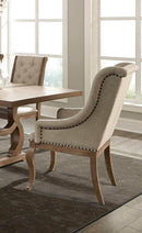 Brockway - Barley Brown - Rectangular Trestle Dining Set / 7pc - Ornate Home