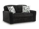 Midnight-Madness Onyx Loveseat - Ornate Home