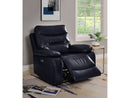 Aashi Navy Power Motion Recliner - Ornate Home