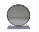 Adao White/Chrome Vanity Mirror & Stool - Ornate Home