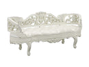 Adara Antique White Bench - Ornate Home