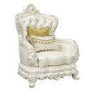 Adara Antique White Chair - Ornate Home