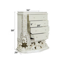 Adara Antique White Chest - Ornate Home