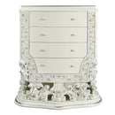 Adara Antique White Chest - Ornate Home