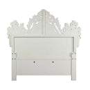 Adara Antique White Eastern King Bed - Ornate Home