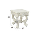 Adara Antique White End Table - Ornate Home