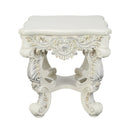 Adara Antique White End Table - Ornate Home