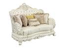 Adara Antique White Loveseat - Ornate Home