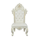 Adara Antique White Side Chair (Set-2) - Ornate Home