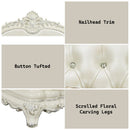 Adara Antique White Sofa - Ornate Home