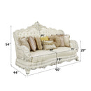 Adara Antique White Sofa - Ornate Home