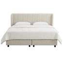 Adonia Beige Queen Bed w/Storage - Ornate Home
