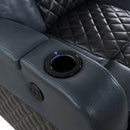 Alair Black Recliner - Ornate Home