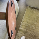 Alyssa C Side Table w/ Caster Wheels - Ornate Home