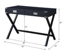 Amenia Charcoal Writing Desk - Ornate Home
