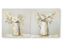 Amoryville Taupe/Green/Gold Finish Wall Art Set (Set of 3) - Ornate Home